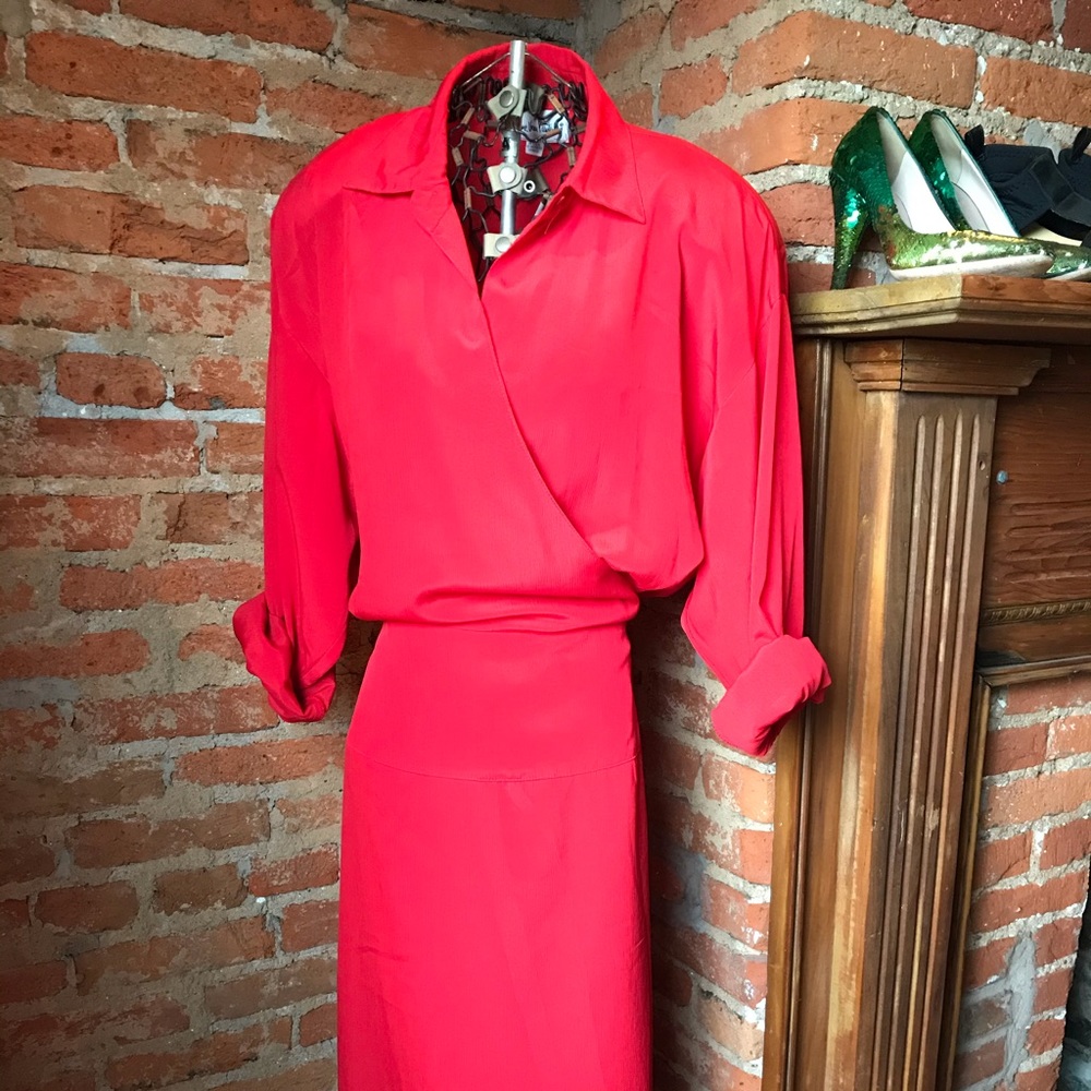 Diane Von Furstenberg vintage 80's wrap dress